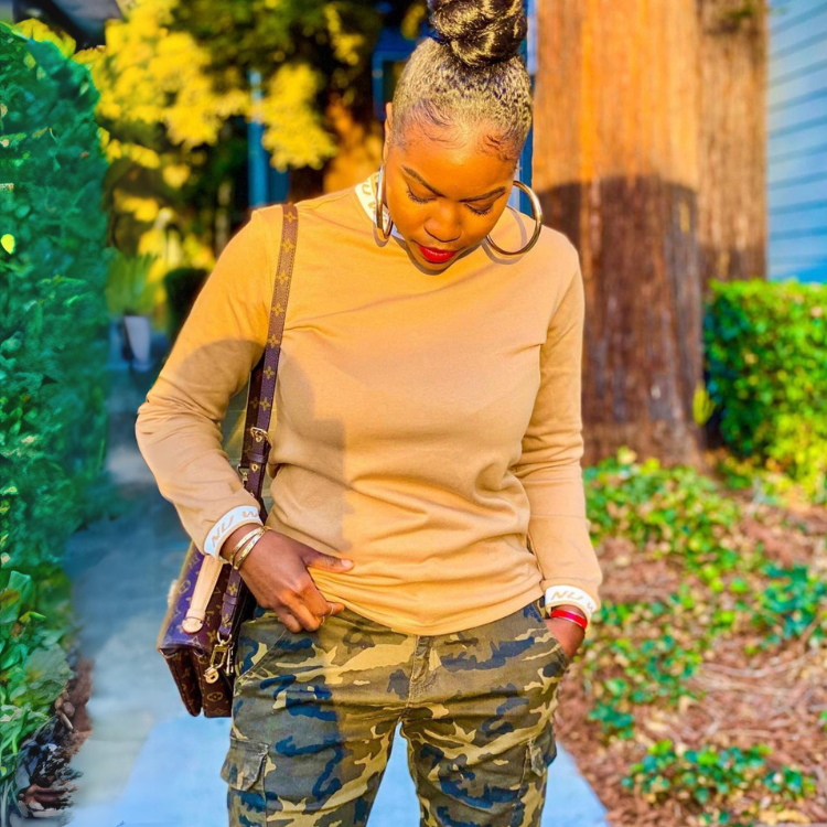 Khaki Logo Collar Shirt