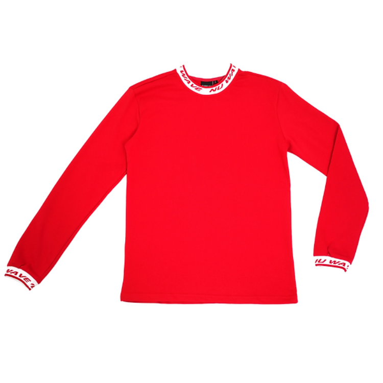 Red Logo Collar Shirt