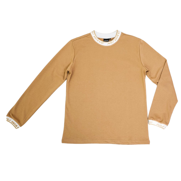 Khaki Logo Collar Shirt