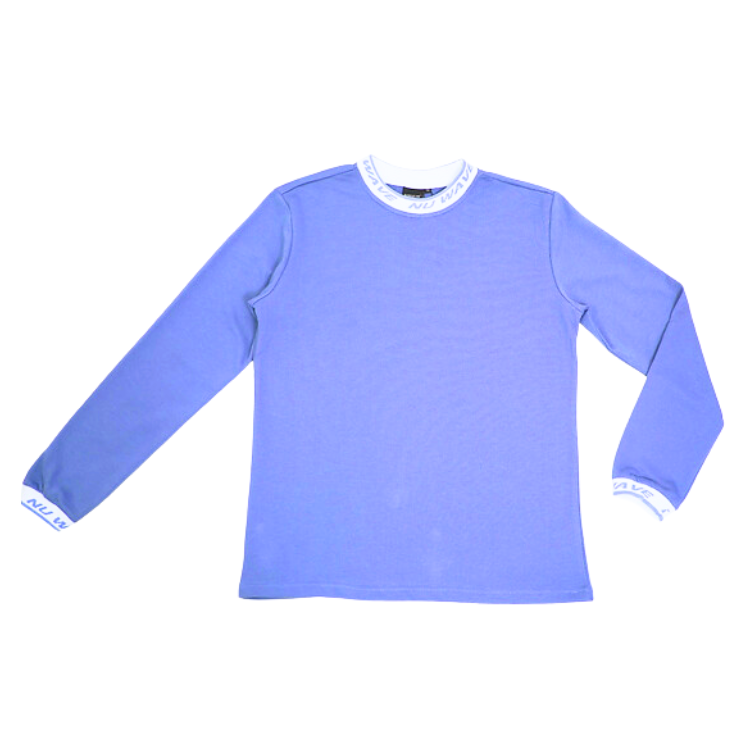 Lt Blue Logo Collar Shirt