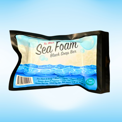 Sea Foam Black Soap Bar