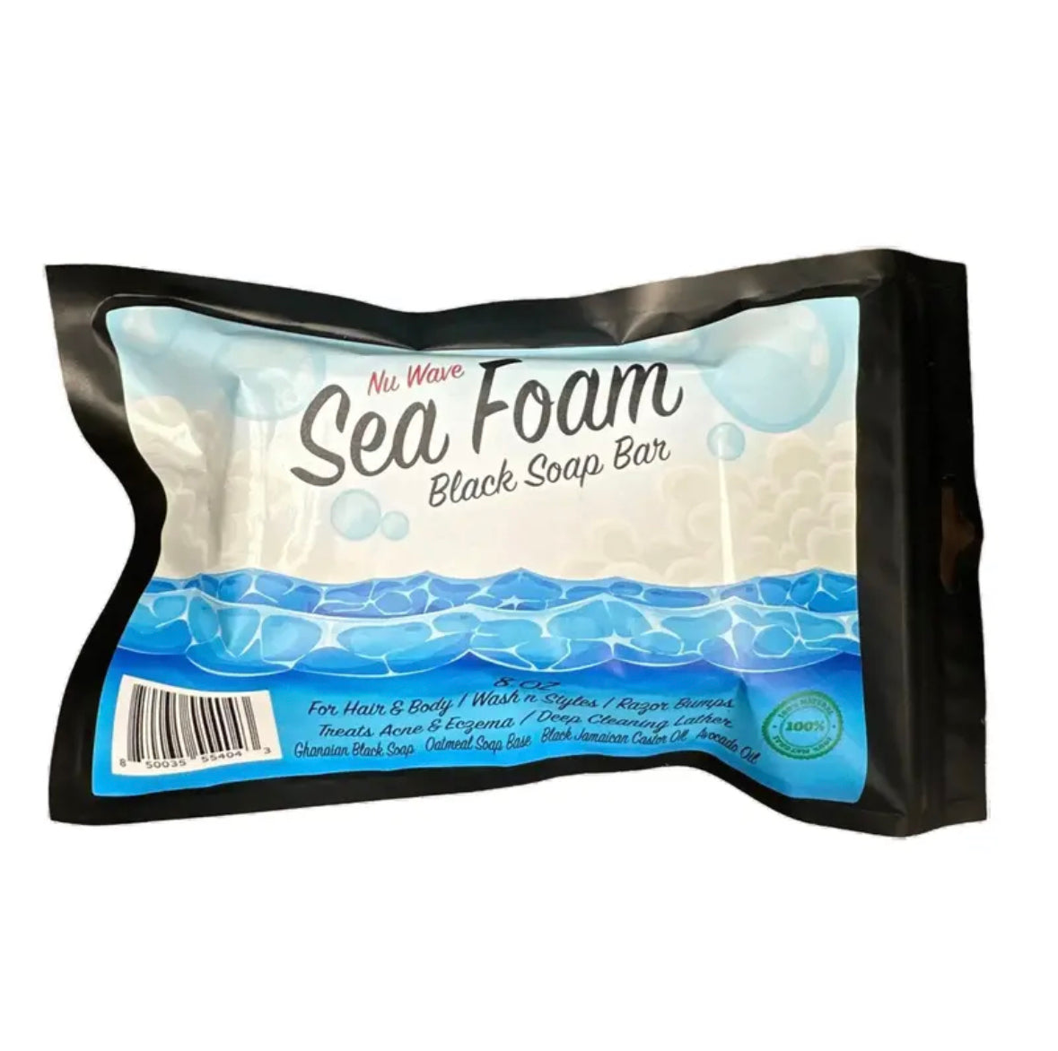 Sea Foam Black Soap Bar